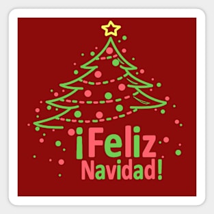 feliz navidad - christmas tree Magnet